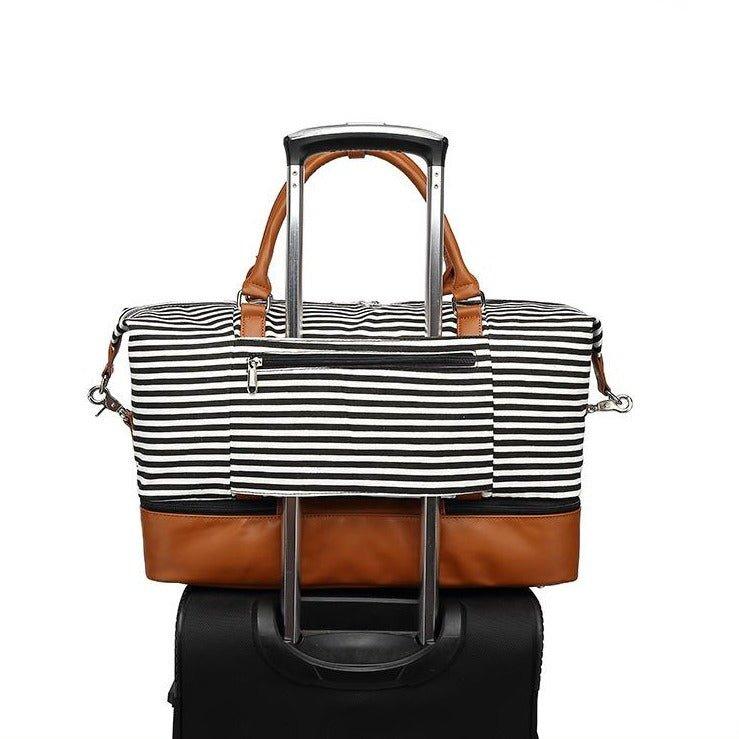 Travel Duffel Bags Weekend Bag Canvas - Woosir