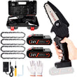 Woosir Upgraded 24V Mini Chainsaw With 2 Batteries 2 Chain - Woosir