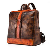 Vegan Convertible Leather Backpack for Women - Woosir