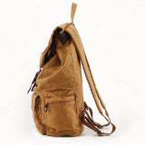 Vintage Cotton Canvas Rucksack Backpack - Woosir