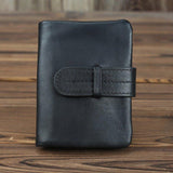 Woosir Vintage Cowhide Brushed Leather Wallet - Woosir