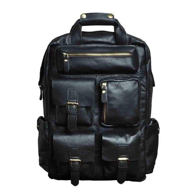 Vintage Crazy Horse Leather Backpack for 17 Inch Laptop Vintage Crazy Horse Leather Backpack for 17 Inch Laptop