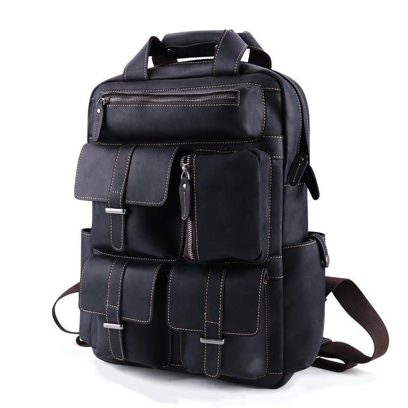 The Western  Leather Backpack for 17 Inch Laptops for Men & Women – The  Real Leather Company