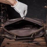 Woosir Vintage Genuine Leather Large Messenger Bag - Woosir