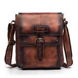 Woosir Vintage Genuine Leather Messenger Bag for Men - Woosir