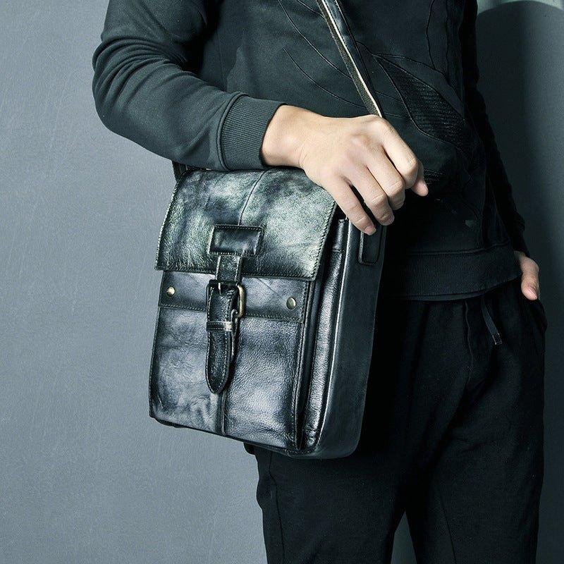 Woosir Vintage Genuine Leather Messenger Bag for Men - Woosir