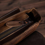Woosir Vintage Genuine Leather Messenger Bag for Men - Woosir