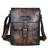 Woosir Vintage Genuine Leather Messenger Bag for Men - Woosir