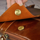 Woosir Vintage Genuine Leather Small Messenger Bag - Woosir
