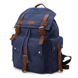 Vintage High Density Thick Canvas Backpack - Woosir
