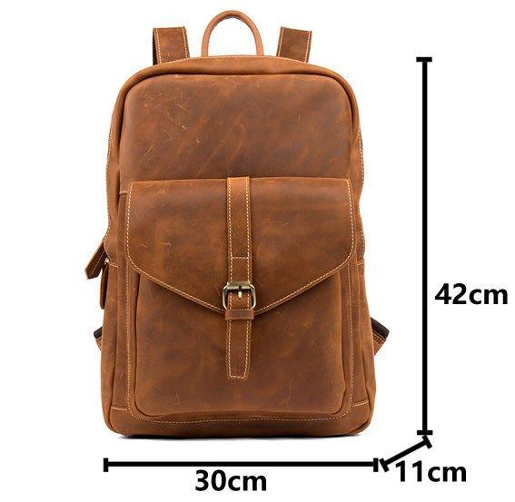 backpacks for men for laptop Woosir Vintage Laptop Backpack for Men 15.6 Inch