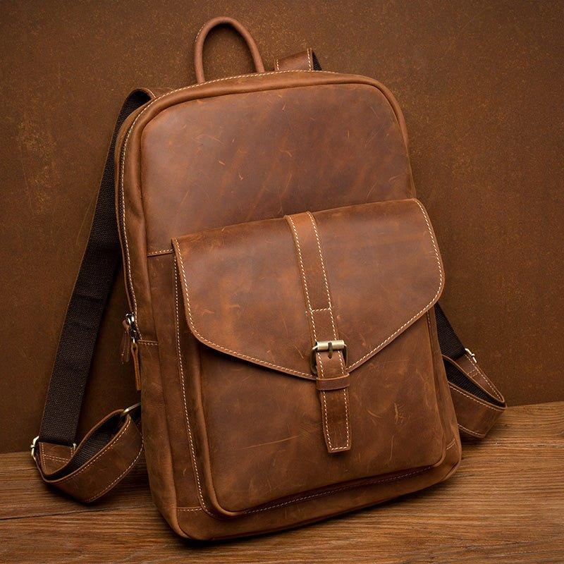 Woosir Vintage Laptop Backpack for Men 15.6 Inch - Woosir