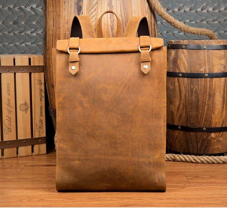 business backpacks leather Pro Executive Laptop Backpack 2024, Chocolate / No, thanks. by WaterField Designs, Leather Laptop Backpack, Mens Leather Laptop Backpack easy to carry throughout all day. Polare 17.3 Inch Full Grain