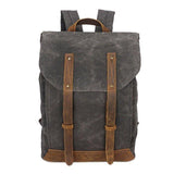 Vintage Canvas Backpacks Laptop for Mens - Woosir