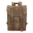 Vintage Canvas Backpacks Laptop for Mens - Woosir