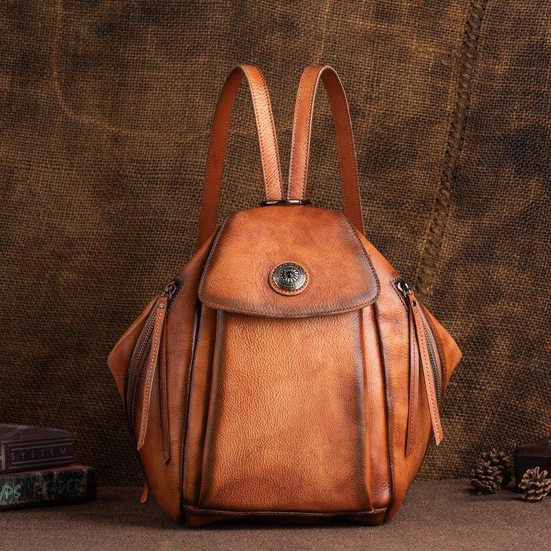 Leather Backpack | Made in Italy | Vintage Style