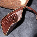 Woosir Wallets for Men Genuine Leather Retro - Woosir