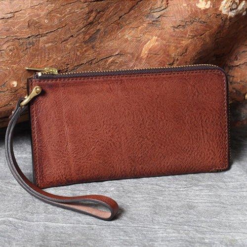 Woosir Wallets for Men Genuine Leather Retro - Woosir