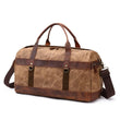 Waxed Canvas Weekender Bag Mens - Woosir