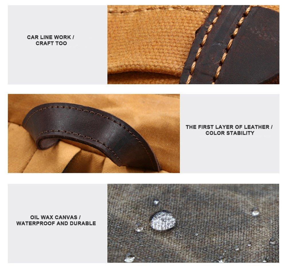 espresso waxed canvas  swatch – Rough & Tumble