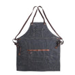 Woosir Waxed Canvas And Leather Apron - Woosir