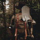 Large Waxed Canvas Hiking Backpack Rucksack Mens - Woosir