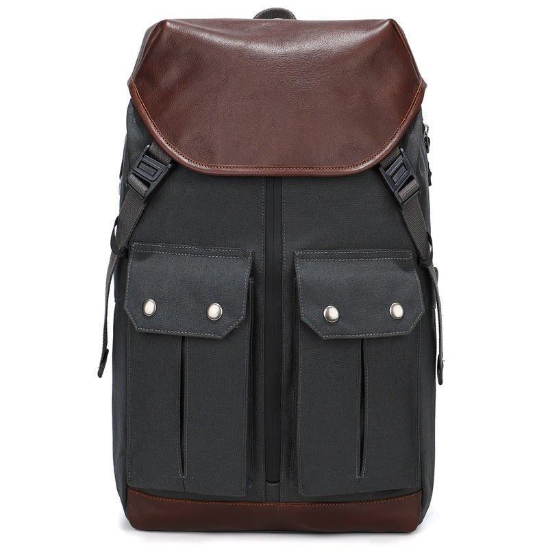 backpacks for men travel Mens Travel Backpack with Trolley Sleeve, Gray