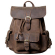 Woosir Women Backpack Leather Brown - Woosir