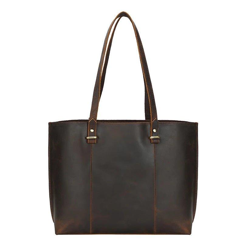 Woosir Women Vintage Leather Tote Handbags for Work - Woosir