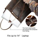 Woosir Women Vintage Shoulder Leather Handbag - Woosir
