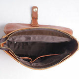 Woosir Women's Crossbody Messenger Bag Leather Handmade - Woosir